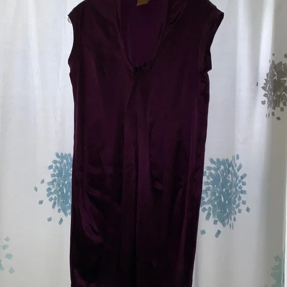 ali ro silk dress AliRo Silk SkyBlueRuffled MiniDress Racerback 6